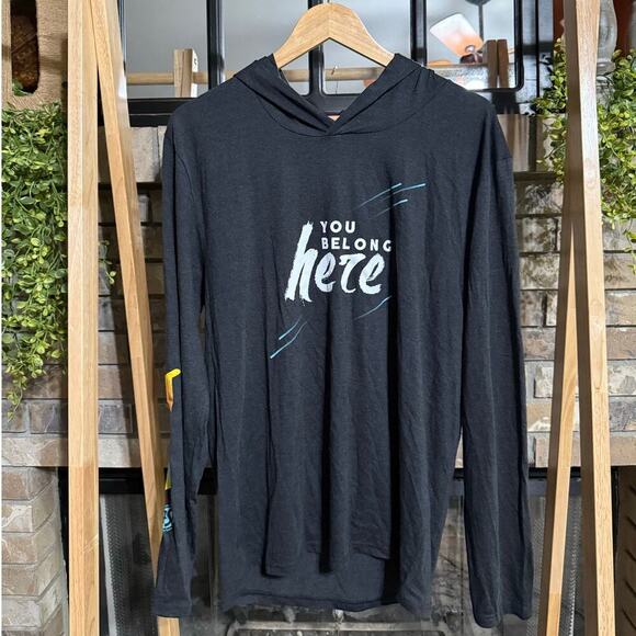 Cal Poly Pomona ASI You Belong Here Long Sleeve Hoodie - M - NWOT - Picture 1 of 3